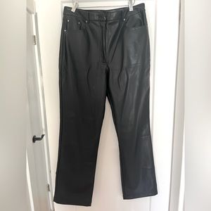 7 for all mankind leather pants